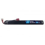 АКБ BlueMAX 1200mAh Lipo 7.4V 20C AK stick 11.5x17x185mm АК-серия под крышку Т-разъем